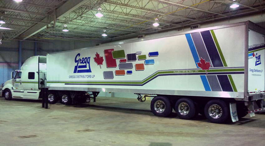 Semi Trailer Vehicle Wrap
